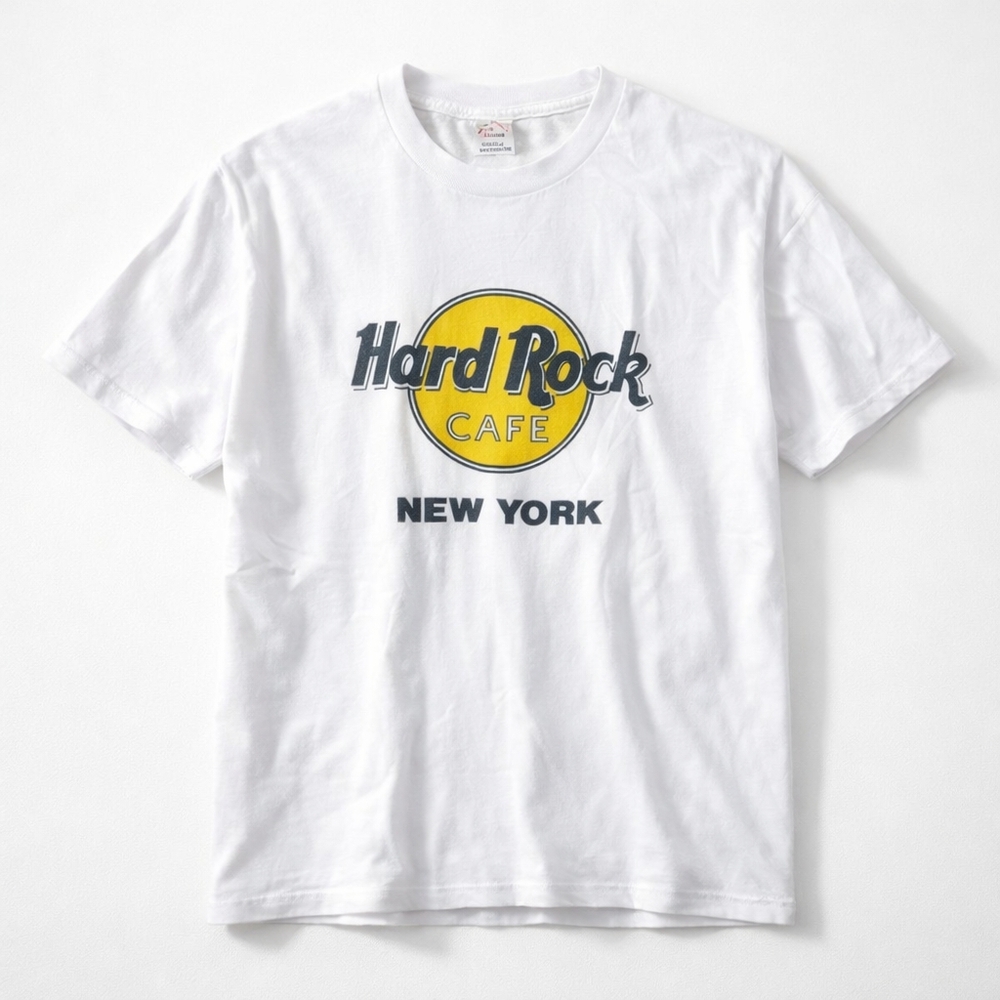 Vintage 1989 Hard Rock Cafe New York Tee Shirt XL Made in USA Screen Stars